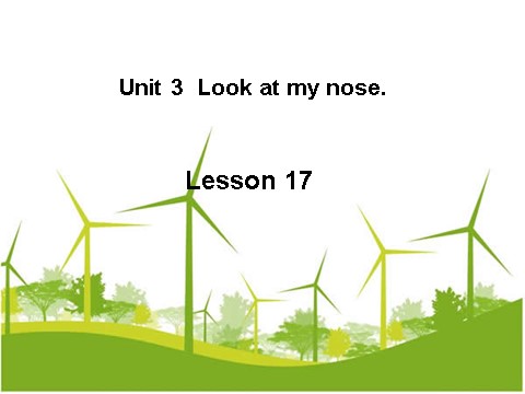 三年级上册英语（精通版） Lesson 17 课件2第1页