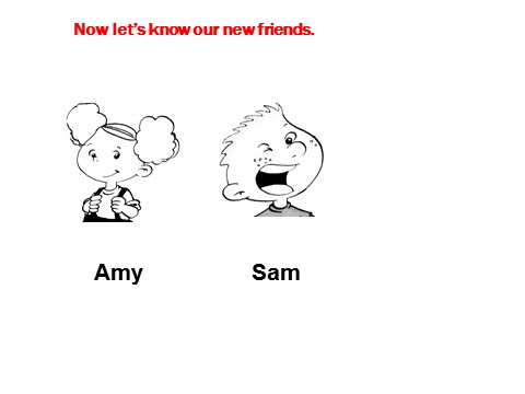 三年级上册英语（外研三起点）I'm Sam  课件1第4页