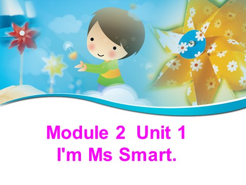 三年级上册英语（外研三起点）Module 2 Unit 1 I am Ms Smart 课件第3页