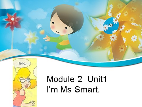 三年级上册英语（外研三起点）Module 2Unit 1 I'm Ms Smart.》PPT课件 (3)外研三年级起点三年级上册《第4页