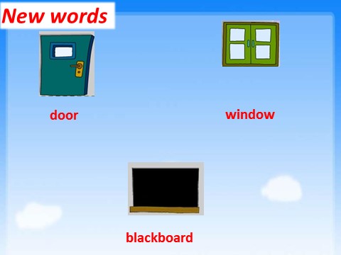三年级上册英语（外研三起点）Module 3Unit 1 Point to door.》PPT课件 (6)外研三年级起点三年级上册《第9页