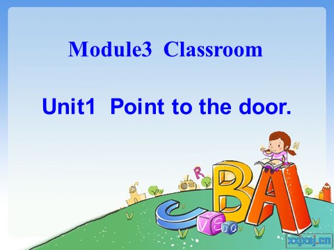 三年级上册英语（外研三起点）Module 3Unit 1 Point to door.》PPT课件 (5)外研三年级起点三年级上册《第1页
