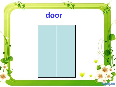 三年级上册英语（外研三起点）Module 3Unit 1 Point to door.》PPT课件 (5)外研三年级起点三年级上册《第5页