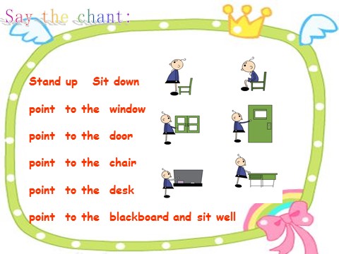 三年级上册英语（外研三起点）M3U2 Point to the desk 课件第4页