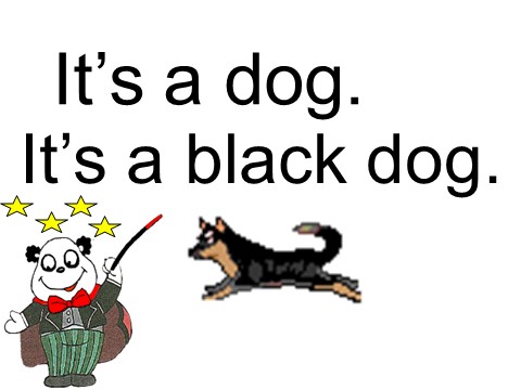 三年级上册英语（外研三起点）Module 4Unit 2 It's a black dog.》PPT课件 (2)外研三年级起点三年级上册《第7页