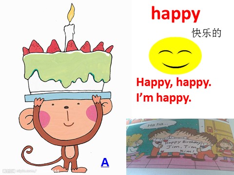 三年级上册英语（外研三起点）Module 6Unit 1 Happy birthday!》PPT课件 (1)外研三年级起点三年级上册《第5页