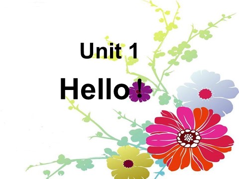 三年级上册英语（湘少版）三年级上英语课件-Unit 1 Hello！-湘少版（喜86第1页
