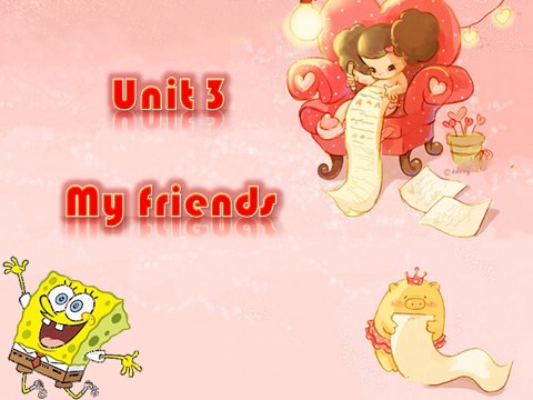 三年级上册英语（译林版）Unit 3 My friends--He is my friend第1页