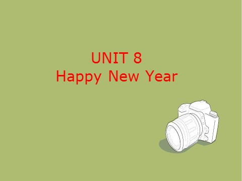三年级上册英语（译林版）Unit 8 Happy New Year 课件第1页