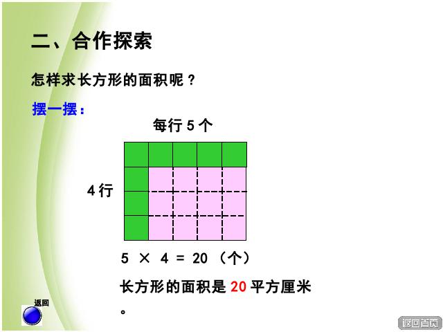 三年级下册数学（人教版）长方形、正方形面积的计算课件ppt(数学)第5页