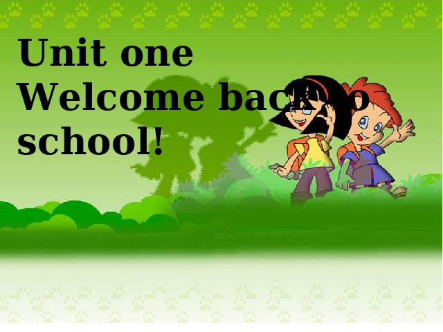 三年级下册英语(PEP版)《Welcome back to school》(PEP版本)第1页