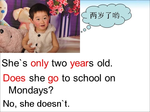 三年级下册英语（外研版三起点）Module5 Unit1 She goes to school on Mondays ppt课件第6页