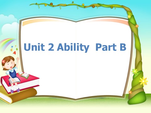 三年级下册英语（闽教版）Unit 2 Ability (Part B)第1页