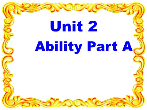 三年级下册英语（闽教版）Unit2 Ability PartA课件1第1页
