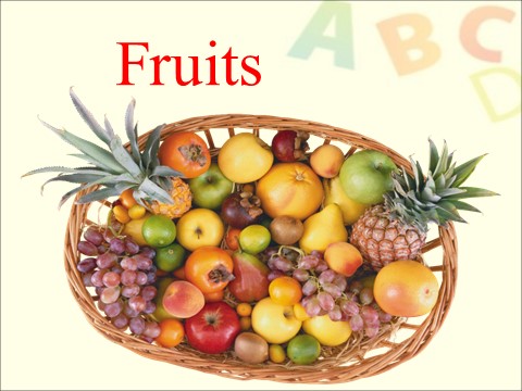 三年级下册英语（闽教版）Fruits第1页