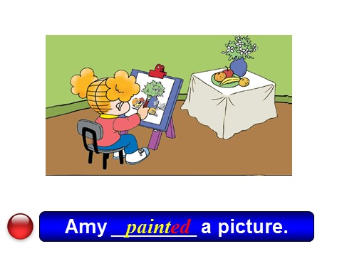 四年级上册英语（外研一起点）Module 2 Unit 2 Amy painted a picture. 课件第8页