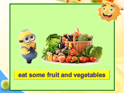 四年级上册英语（外研一起点）Module 10 Unit 2 Eat vegetables every day.- How to get healthy第4页