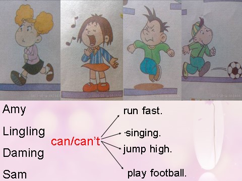 四年级上册英语（外研三起点）Module 5 Unit 2 Can Sam play football课件3 外研版（三起）第7页