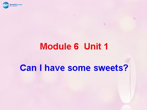 四年级上册英语（外研三起点）Module 6 Unit 1 Can I have some sweets课件2 外研版（三起）第8页