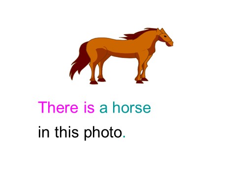 四年级上册英语（外研三起点）Unit 1 There is a horse in this photo 课件 2第3页