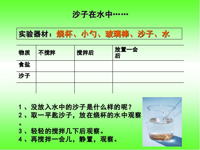 四年级上册科学《2.1水能溶解一些物质》(科学)第5页