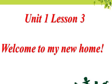 四年级下册英语（精通版）! Lesson 3 第1页