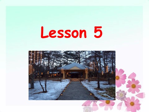 四年级下册英语（精通版）! Lesson 5 课件1第2页
