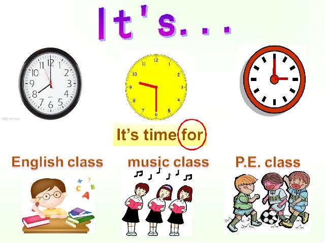 四年级下册英语(PEP版)新版pep Unit2 What time is it B let's learn课件ppt第5页