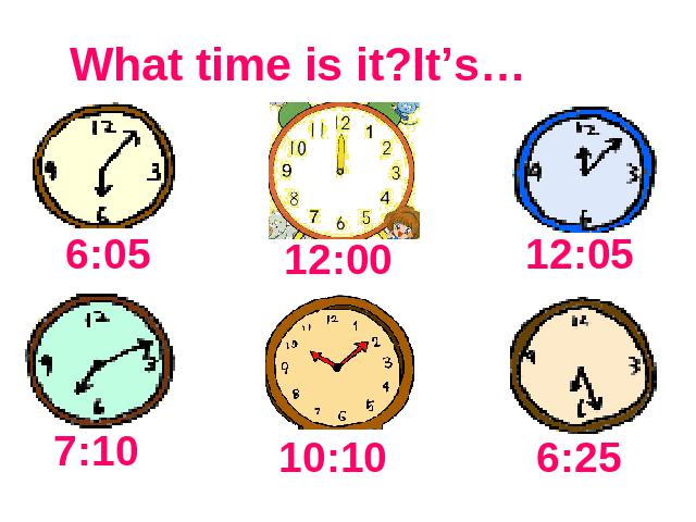 四年级下册英语(PEP版)新版pep Unit2 What time is it B let's learn课件ppt第6页