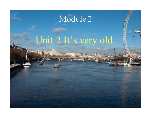 四年级下册英语（外研版三起点）外研版英语Module2 Unit2 It's very oldppt课件第1页