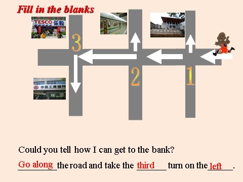 四年级下册英语(SL版)Unit 1 My Neighbourhood Lesson 3-描述路线第10页