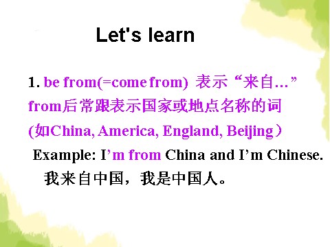 四年级下册英语(SL版)Unit 6 Countries Lesson 3-国籍名词及国籍形容词第2页
