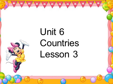 四年级下册英语(SL版)Unit 6 Countries Lesson 3 课件 1第1页