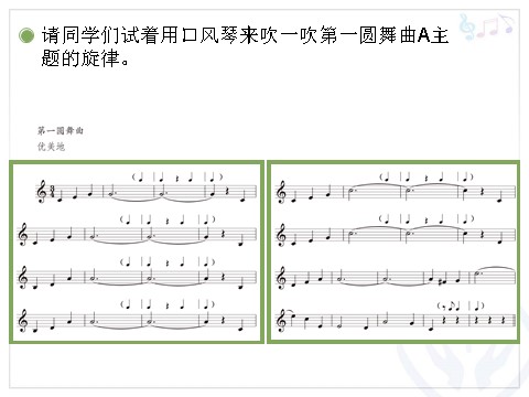 五年级上册音乐（人教版）蓝色多瑙河圆舞曲(五线谱)第9页