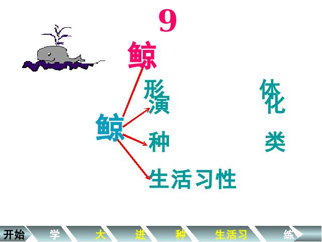 五年级上册语文语文第三组“第9课”《鲸》第10页
