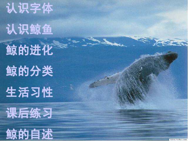 五年级上册语文语文第三组“第9课”《鲸》第2页