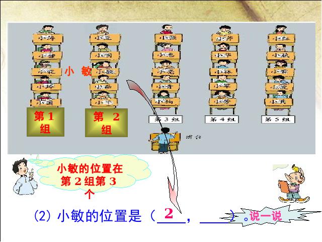 五年级上册数学（人教版）第一单元《用数对确定位置》(数学)第7页