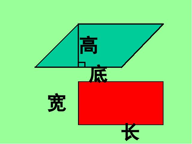 五年级上册数学（人教版）平行四边形的面积计算第7页