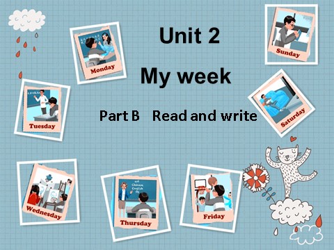 五年级上册英语(PEP版)Unit 2 B read and write (2)第1页