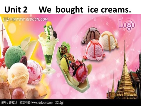 五年级上册英语（外研三起点）M1U2  We bought ice creams第1页