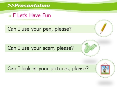 五年级上册英语（湘少版）Unit4_Can_I_use_your_pencil，_please？第3课时课件第9页