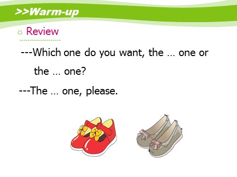 五年级上册英语（湘少版）Unit6_Which_one_do_you_want？第2课时课件第3页