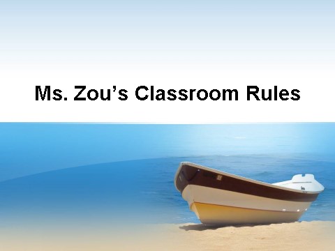 五年级下册英语（精通版）Lesson 14--class rule第4页