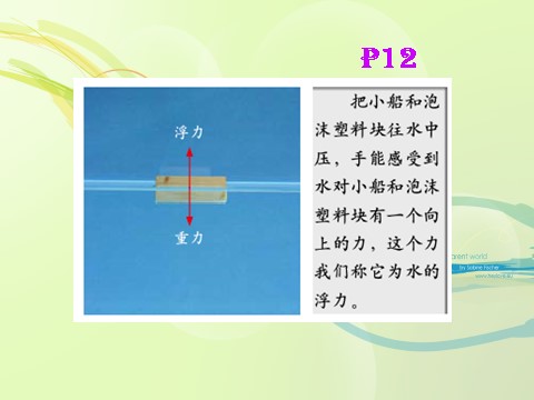 五年级下册科学（教科版）科学第一单元“沉和浮”浮力ppt课件（）第4页