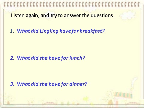 五年级下册英语（外研版三起点）教研课Unit1 She had eggs and sausagesppt课件第3页