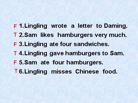 五年级下册英语（外研版三起点）Unit2 Sam ate four hamburgersppt课件第10页