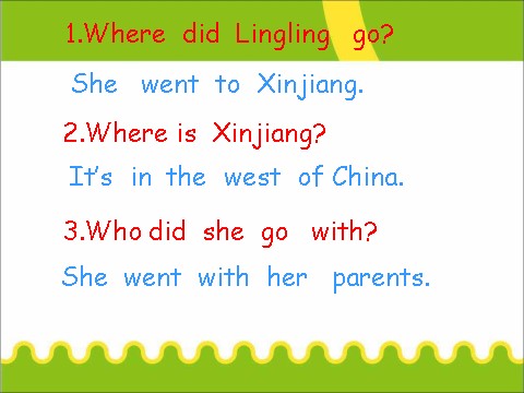 五年级下册英语（外研版三起点）优质课She visited the Tianchi Lakeppt课件第6页