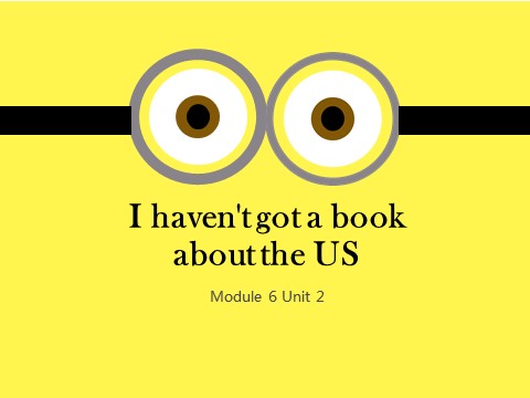 六年级上册英语（外研一起点）Module 6 Unit 2 I haven't got a book about the US课件1第1页