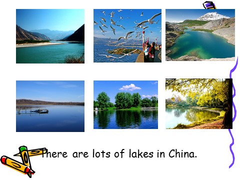 六年级上册英语（外研三起点）Module 2 Unit 2 There are lots of beautiful lake in Chin第6页