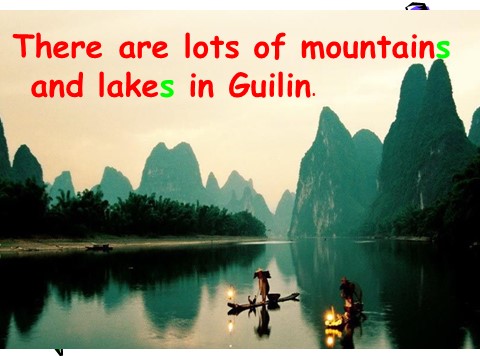 六年级上册英语（外研三起点）Module 2 Unit 2 There are lots of beautiful lake in Chin第9页